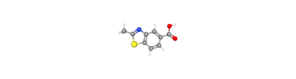 2-Methylbenzo[d]thiazole-5-carboxylic acid 化学構造