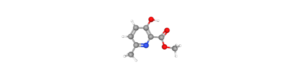 3-Hydroxy-6-Methyl-2-pyridinecarboxylic acid Methyl ester التركيب الكيميائي