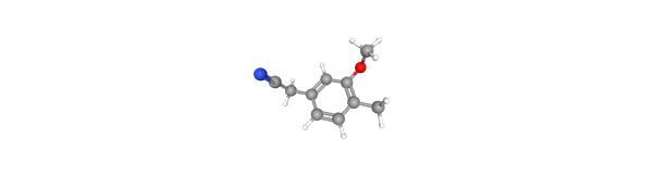 (3-Methoxy-4-methylphenyl)acetonitrile Chemical Structure