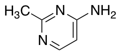 2-Methyl-4-pyrimidinamine التركيب الكيميائي