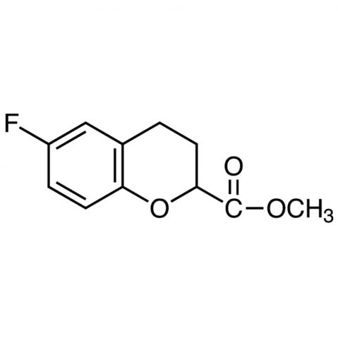 Methyl 6-fluorochroman-2-carboxylate التركيب الكيميائي