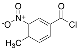 4-Methyl-3-nitrobenzoyl chloride Chemische Struktur