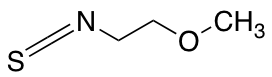 2-Methoxyethyl isothiocyanate Chemische Struktur