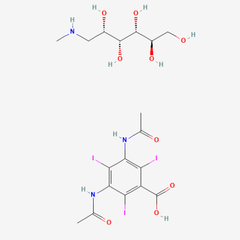 Meglumine diatrizoate Chemical Structure