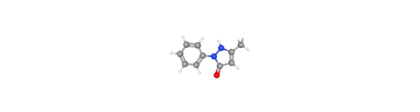 5-Methyl-2-phenyl-1,2-dihydropyrazol-3-one Chemical Structure