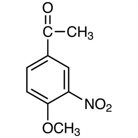 4'-Methoxy-3'-nitroacetophenone التركيب الكيميائي