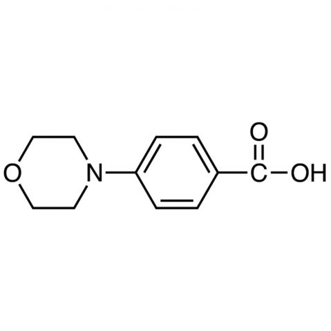 4-Morpholinobenzoic acid Chemical Structure