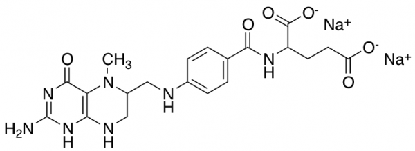 5-Methyltetrahydrofolic acid disodium salt التركيب الكيميائي