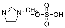 1-Methylimidazolium hydrogen sulfate 化学構造