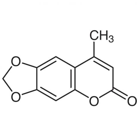 4-Methyl-6,7-methylenedioxycoumarin التركيب الكيميائي