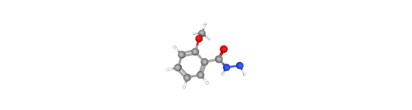 2-Methoxybenzohydrazide 化学構造