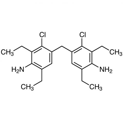 4,4'-Methylenebis(3-chloro-2,6-diethylaniline) 化学構造