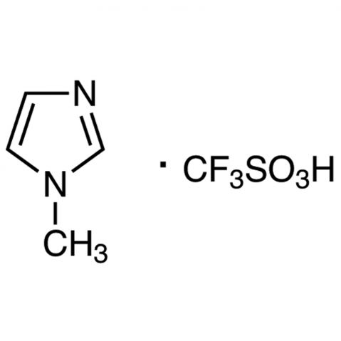 1-Methylimidazole Trifluoromethanesulfonate Chemical Structure