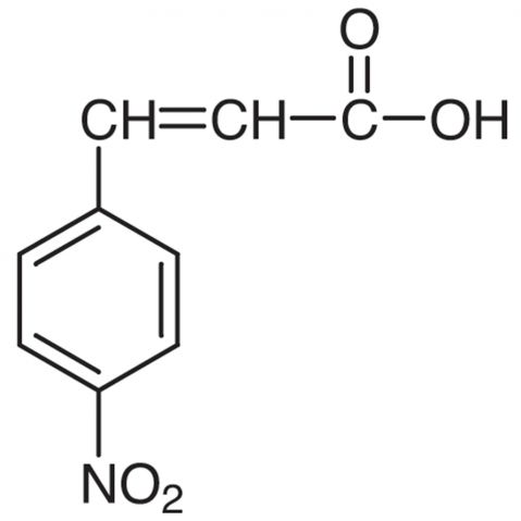 4-Nitrocinnamic acid, predominantly trans 化学構造