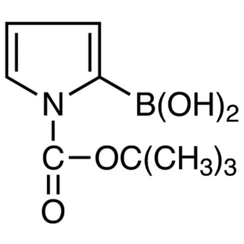 1-Boc-2-pyrroleboronic Acid (contains varying amounts of Anhydride) Chemische Struktur