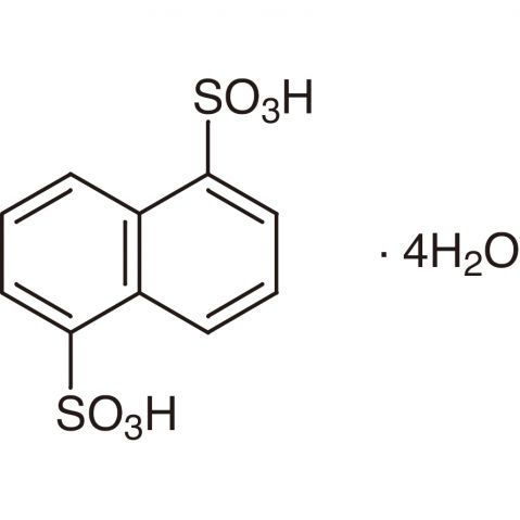 1,5-Naphthalenedisulfonic acid tetrahydrate 化学構造