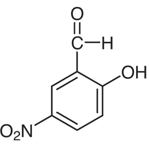 5-nitrosalicylaldehyde Chemische Struktur