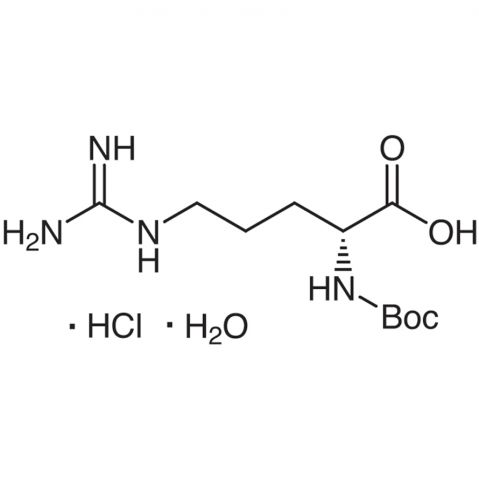 Nalpha-BOC-D-Arginine hydrochloride hydrate Chemische Struktur