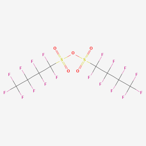 Nonafluorobutanesulfonic anhydride 化学構造