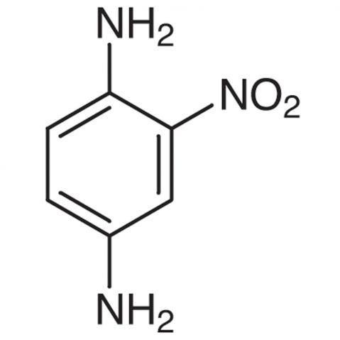 2-Nitro-1,4-phenylenediamine 化学構造