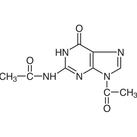 N2,9-Diacetylguanine Chemical Structure