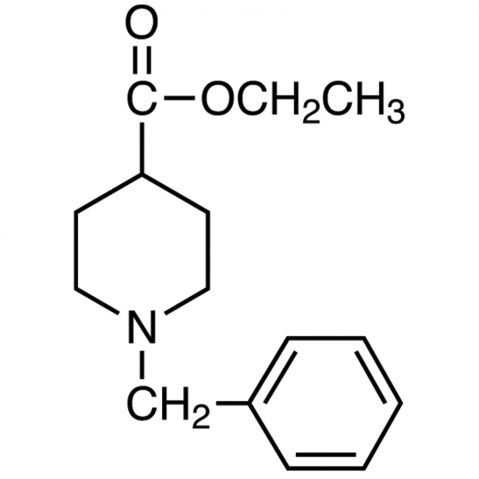 1-Benzyl-4-piperidinecarboxylic Acid Ethyl Ester Chemical Structure