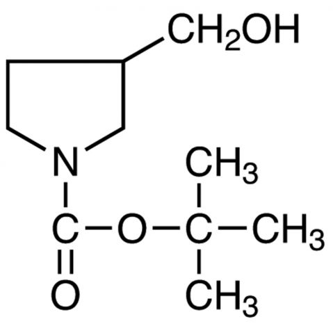 1-(tert-Butoxycarbonyl)-3-pyrrolidinemethanol التركيب الكيميائي