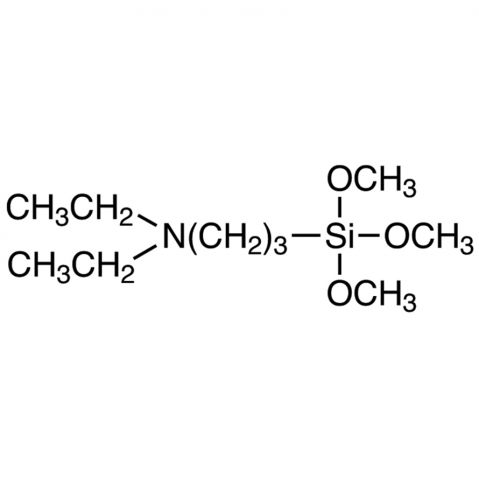 (N,N-Diethyl-3-aminopropyl)trimethoxysilane Chemical Structure