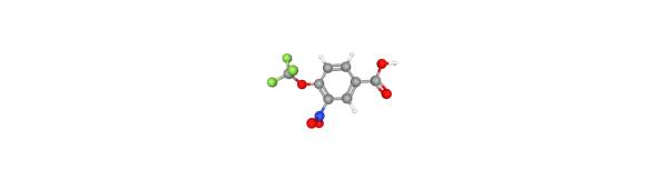 3-Nitro-4-(trifluoromethoxy)benzoic acid 化学構造