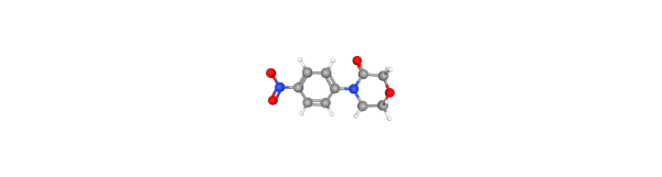 4-(4-Nitrophenyl)-3-morpholinone 化学構造