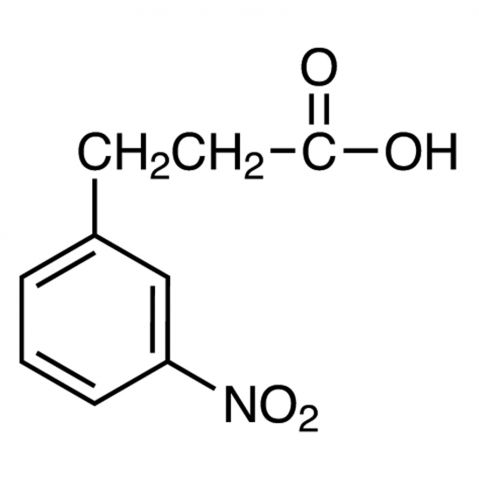 3-(3-Nitrophenyl)propionic Acid 化学構造