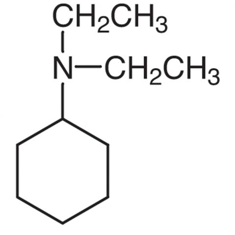 N,N-Diethylcyclohexylamine 化学構造