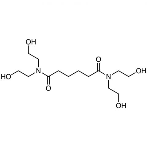 N,N,N',N'-Tetrakis(2-hydroxyethyl)adipamide 化学構造