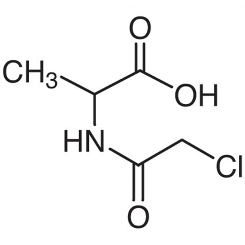 N-Chloroacetyl-DL-alanine Chemical Structure