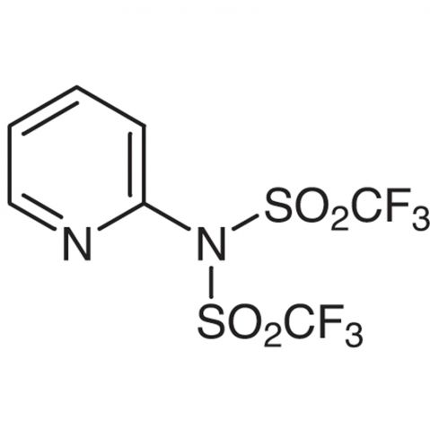 N-(2-Pyridyl)bis(trifluoromethanesulfonimide) [Triflating Reagent] Chemical Structure