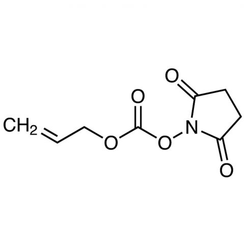 N-(Allyloxycarbonyloxy)succinimide Chemische Struktur