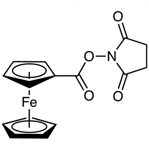 N-Succinimidyl Ferrocenecarboxylate 化学構造