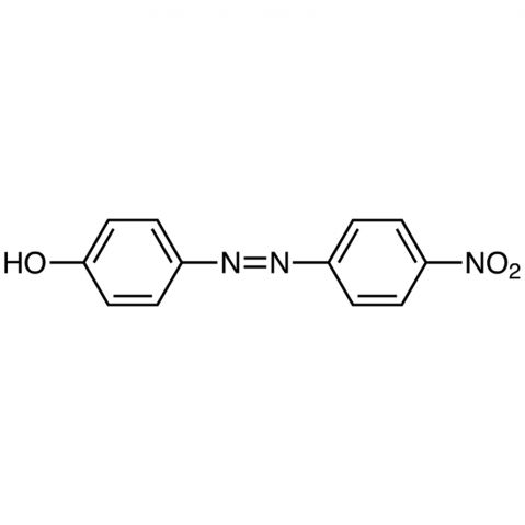 4-(4-Nitrophenylazo)phenol التركيب الكيميائي