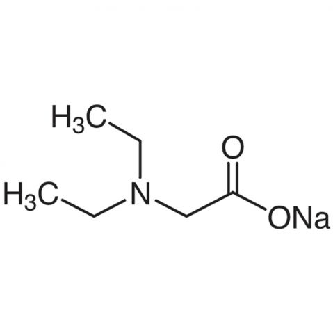 N,N-Diethylglycine Sodium Salt 化学構造