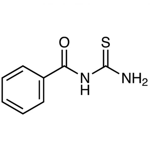 N-Benzoylthiourea 化学構造