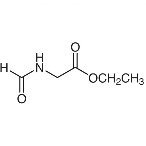 N-Formylglycine Ethyl Ester Chemische Struktur