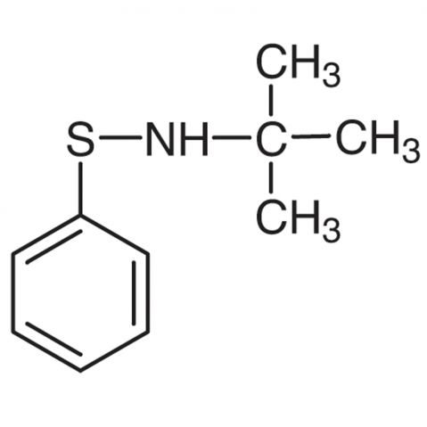 N-tert-Butylbenzenesulfenamide 化学構造