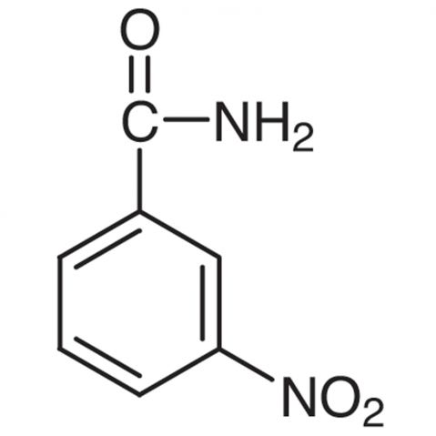 3-Nitrobenzamide 化学構造