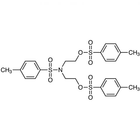 N,N-Bis[2-(p-tolylsulfonyloxy)ethyl]-p-toluenesulfonamide Chemical Structure