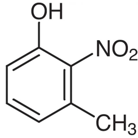 2-Nitro-m-cresol Chemische Struktur