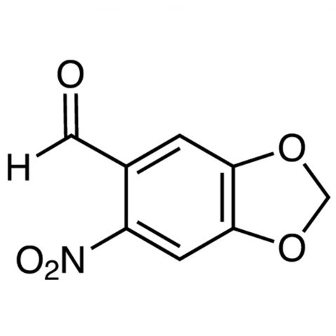 6-Nitropiperonal Chemische Struktur