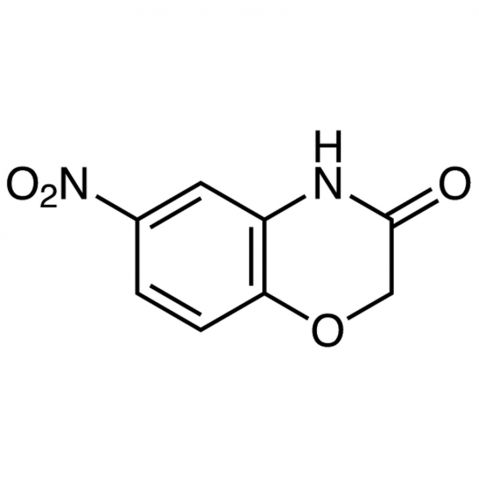 6-Nitro-2H-1,4-benzoxazin-3(4H)-one 化学構造