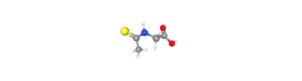 N-(1-Thioxoethyl)glycine Chemische Struktur