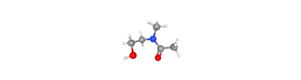 N-(2-Hydroxyethyl)-N-methylacetamide Chemical Structure