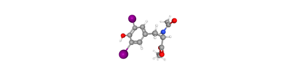 N-Acetyl-3,5-diiodo-L-tyrosine ethyl ester Chemical Structure